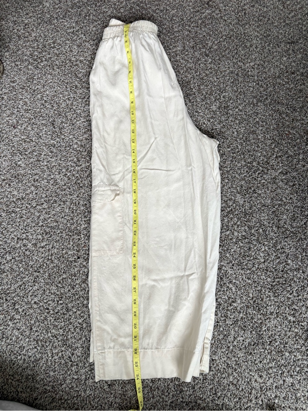 Sienna Sky Cream Drawstring Casual Pants